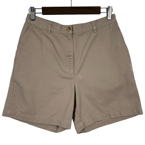 Ralph Lauren Pants - Ralph Lauren Womens Sz 8 Beige Chino Shorts Vintage 90s Mom Shorts Beach Comfy
